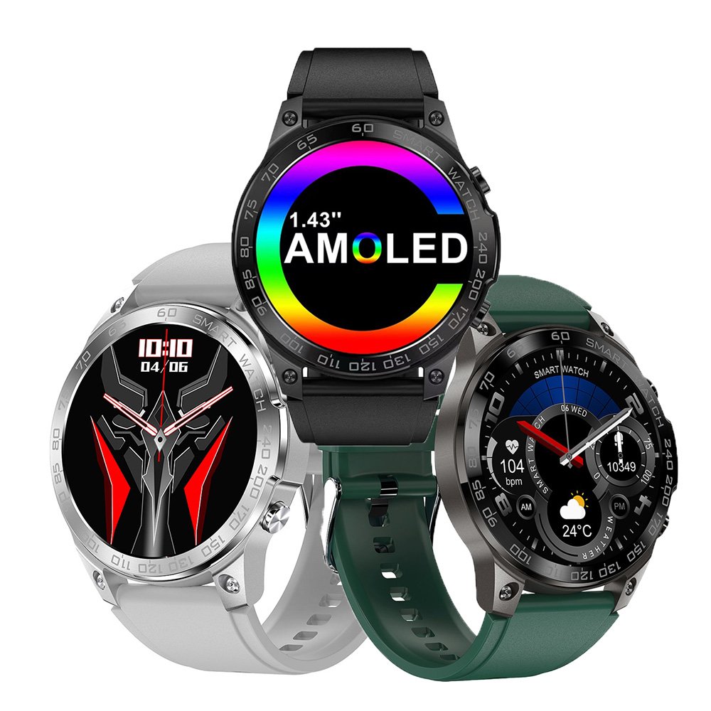 2023 new smart watch High quality 400mAh 1.43 inch 466*466 big AMOLED HD screen DM50 smartwatch luxury smart watch