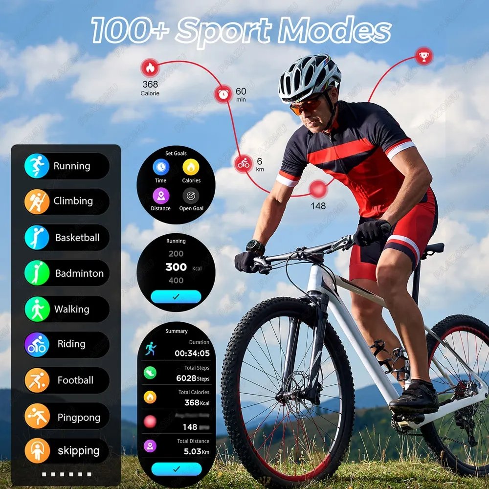 Flyrabbit New 2024 round screen NFC waterproof smart watch 2 in 1 smartwatch with earbuds tws earphone bluetooth call watch