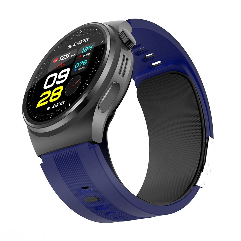 S28 Air Pump Airbag Precise Blood Pressure ECG Smartwatch BT Call Body Temperature Health Monitoring Smart Watches for Men Women
