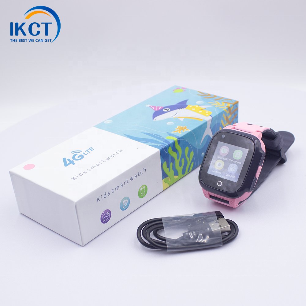 C1-4g Touch Screen Children Wrist Watch Camera Video Call SOS Safety Smart Watch Tracking For Kids