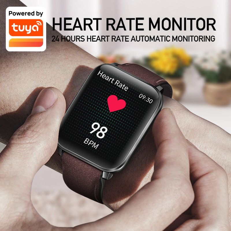 Tuya App Sleep Heart Rate Blood Oxygen Blood Pressure Body Temperature Display 2021 Smart Watch GT5S