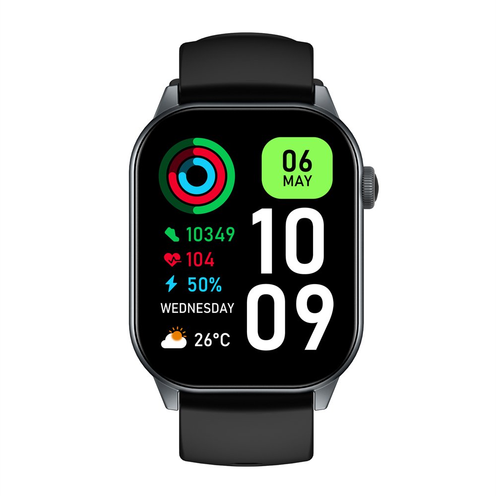 New EW01 Smartwatch Big Screen BT Call IP68 Waterproof Heart Rate Fitness Tracker DaFit APP Smart Watch