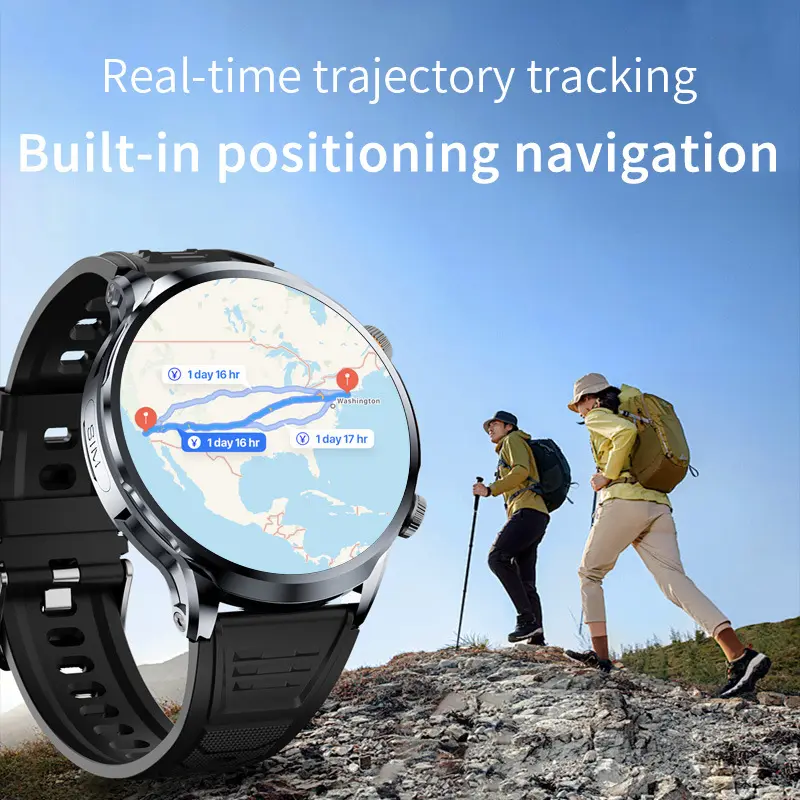 H18 4G Android Smartwatch 3G+32G 2024 WIFI GPS Montres Reloj inteligentes Heart rate H18 Smart watch with Sim card and Camera