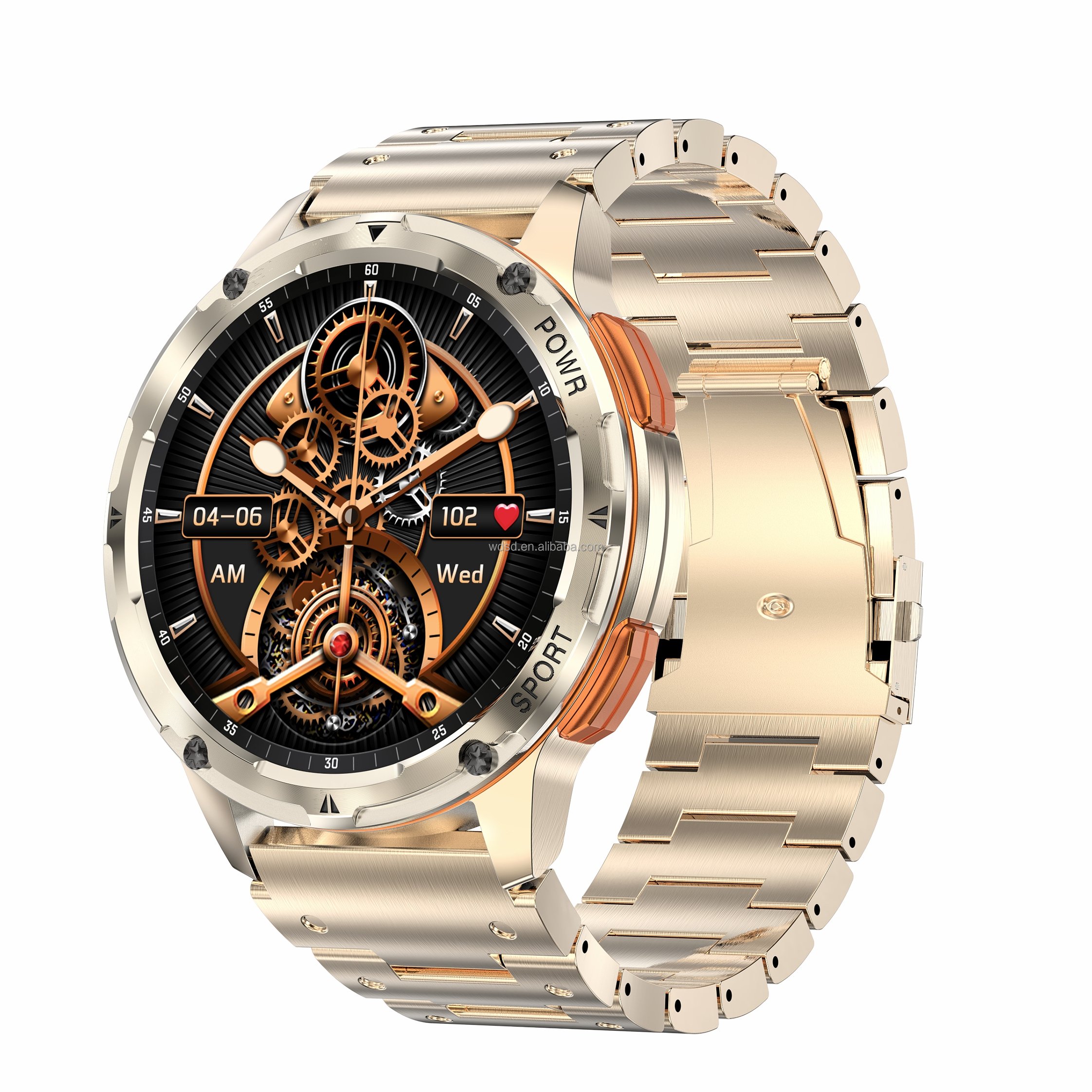 Wedtserha AK59 AMOLED call smart watch for men Lady for sport relojes inteligentes wholesale music player Smart phone smartwatch