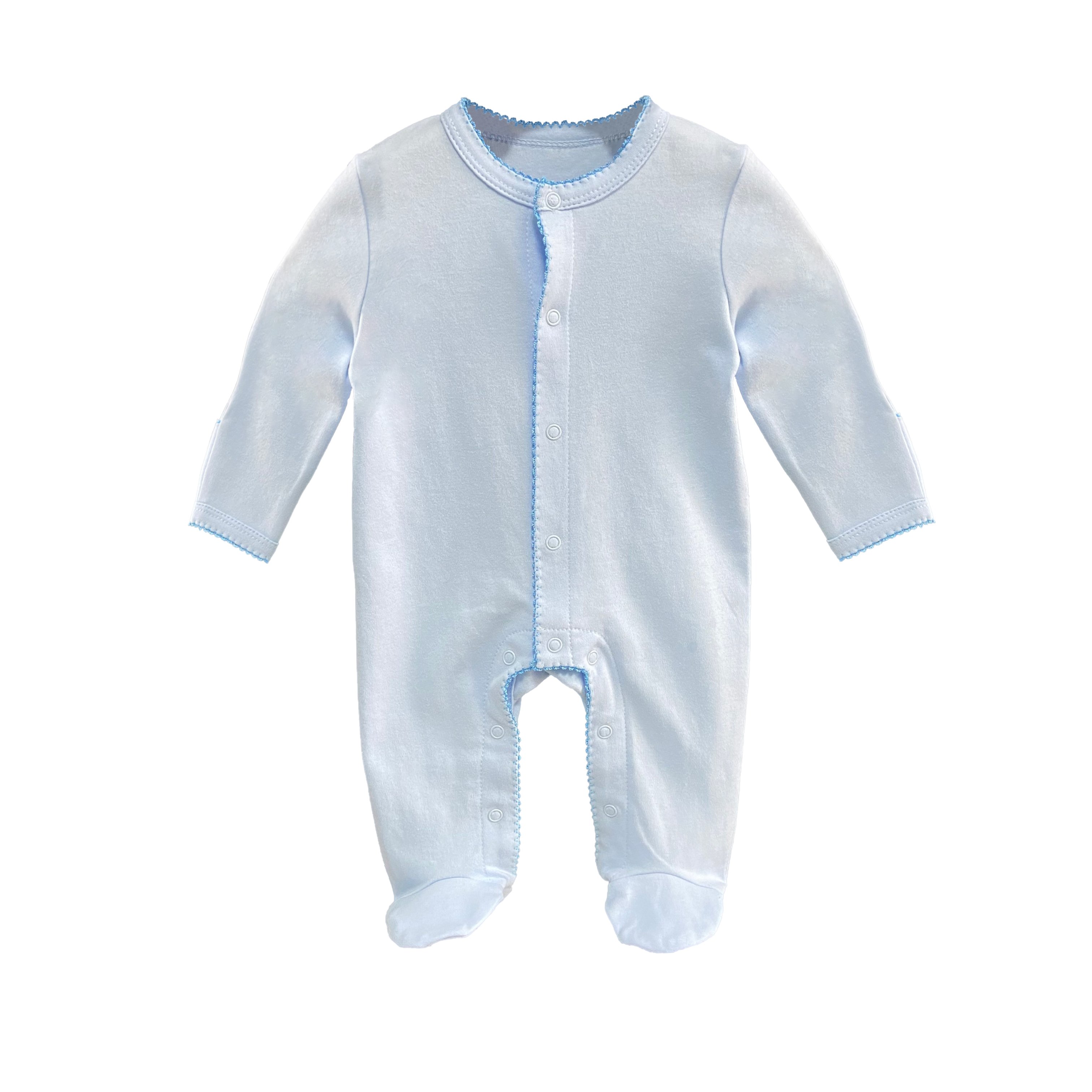 Custom Baby clothes blank sleepsuit Magnetic button romper Newborn baby Jumpsuit Magnetic button Infant Clothing baby romper