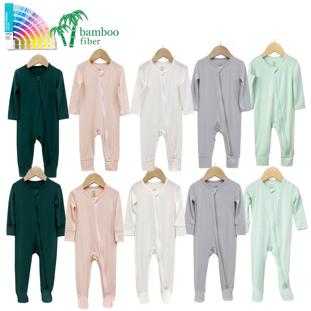 Babies Clothes Custom 100% Combed Cotton Long Sleeve Snap Button Baby Bodysuit Plain Baby Rompers