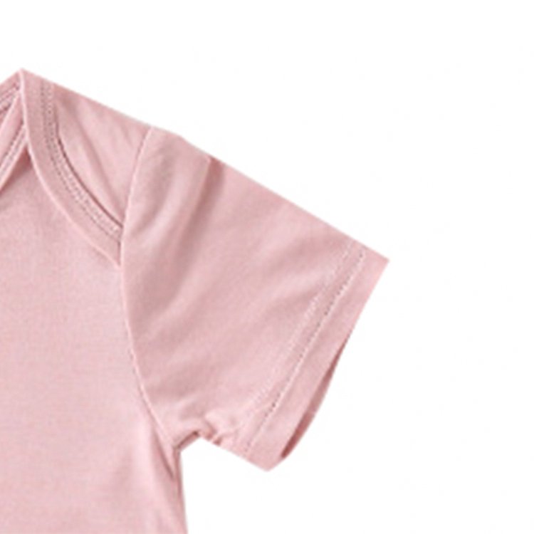 Tianyi Custom Bamboo Baby Clothing Short Sleeve Body Suits Onesie Baby Romper Bamboo Clothes