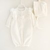 Long Sleeve Baby Romper Set with Hat Baby Girl Clothes Infant Toddler Romper Bodysuit Jumpsuit Oneise Babay Sleeping Bag