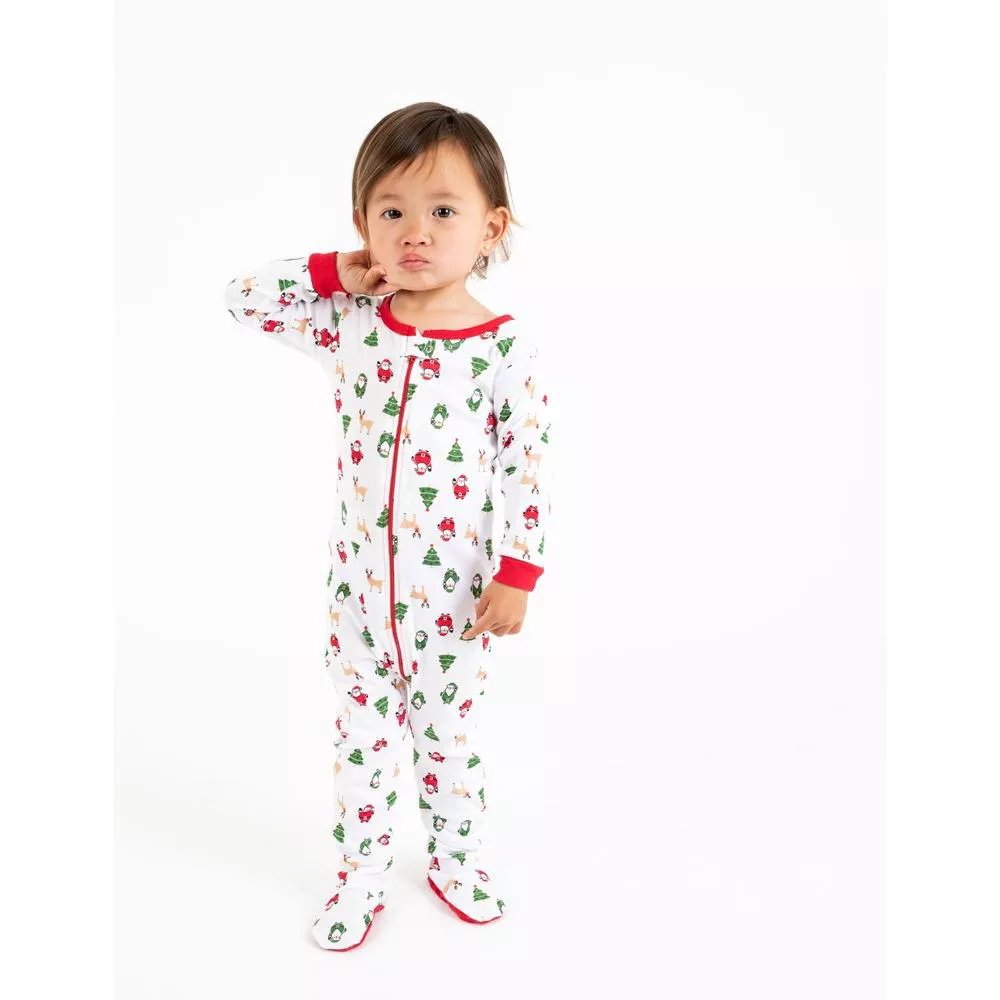 Christmas Baby bamboo clothes baby bamboo viscose romper for newborn organic infant onesie customize baby sleep suits
