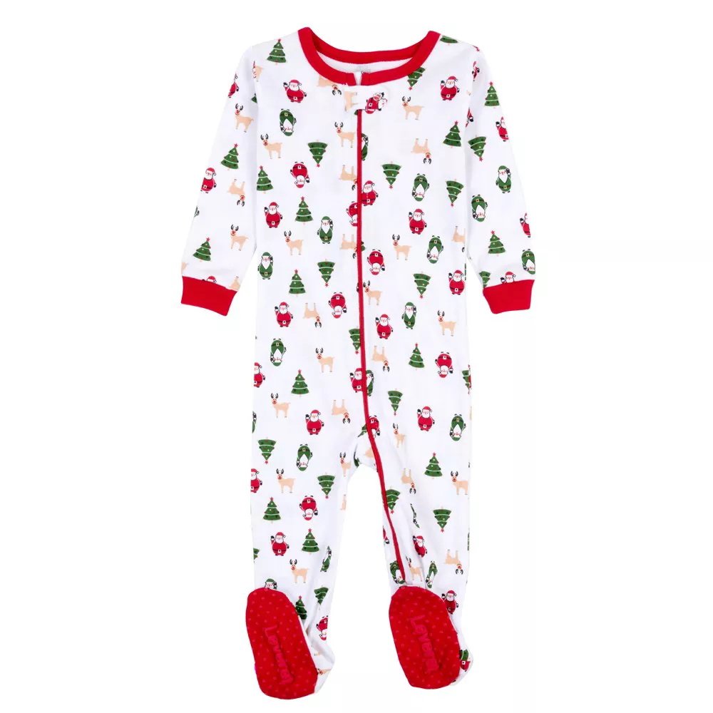 Christmas Baby bamboo clothes baby bamboo viscose romper for newborn organic infant onesie customize baby sleep suits