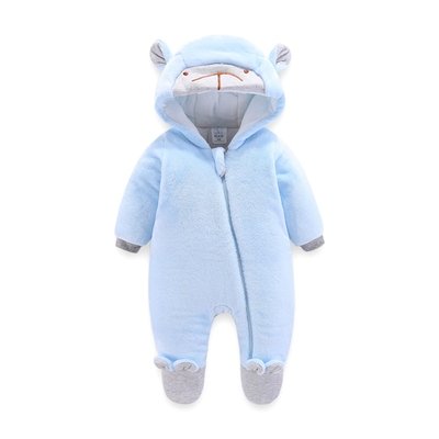 WUDIMIQI Winter Fleece Baby Rompers Long Sleeve Newborn Coat Jumpsuit Baby Clothes Boy Girl Clothing Soft Infant