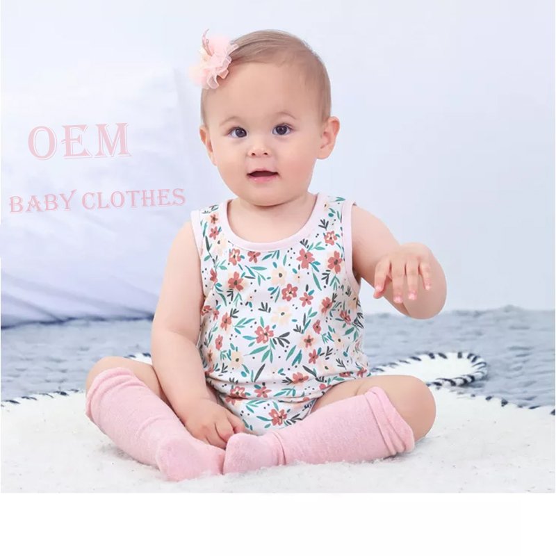 Custom Newborn Girls' Print Roupa Infant infantil Jumpsuit Onesie vest bebek giyim new born Romper Clothing Baby Girl Clothes