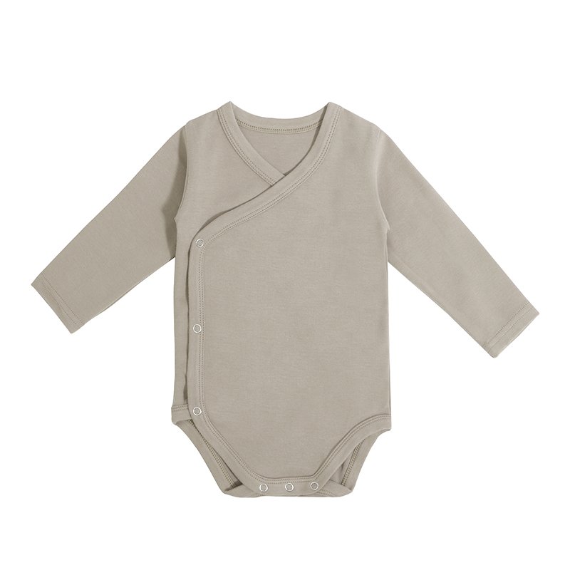 Custom Design Newborn Baby Clothes Clothing Long Sleeve Romper Snap Button Jumpsuits Baby Winter Clothes Baby Romper