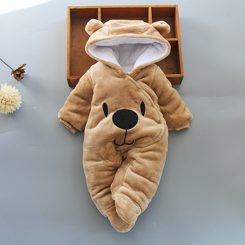 High Quality Baby Clothing 100% Cotton Wholesale Baby Romper Long Sleeve Jumpsuit Newborn Baby Clothes Winter Infant Romper
