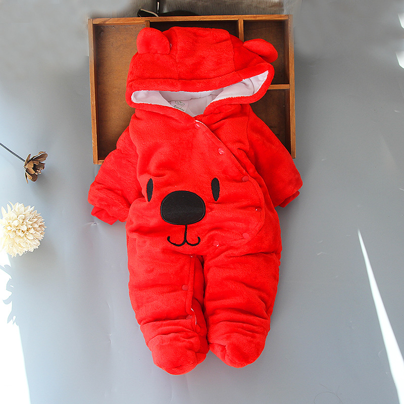 High Quality Baby Clothing 100% Cotton Wholesale Baby Romper Long Sleeve Jumpsuit Newborn Baby Clothes Winter Infant Romper