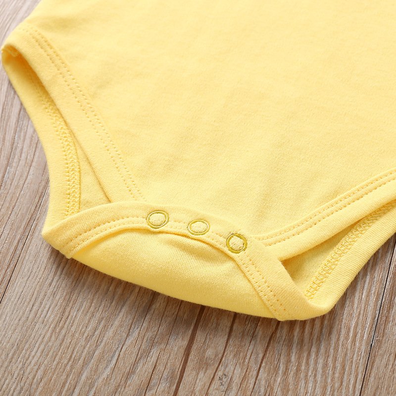 baby summer clothes Cotton Short Sleeve new born baby cloth Jumpsuit Candy Color 0-1 Years Baby Turn-down Collar Infant Romper