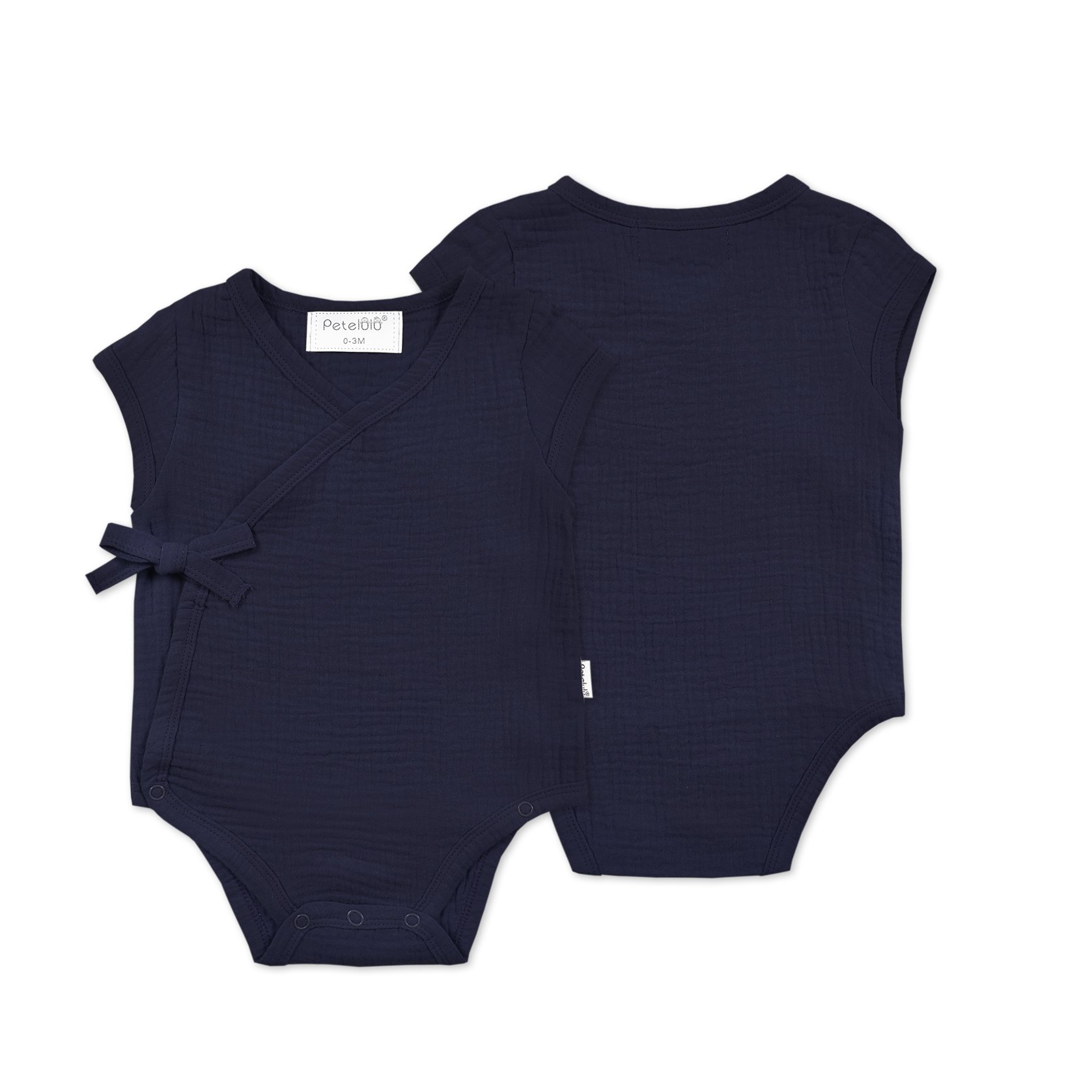Wholesale Organic cotton Muslin Newborn 0-18m Baby Clothes Fashion Summer Baby Rompers