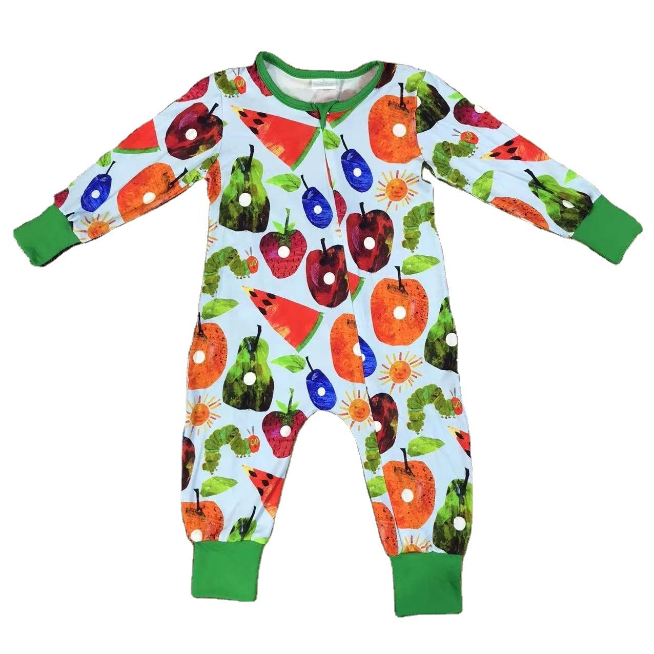 RTS kids wear mamas boy rugby car long sleeves hidden zipper jumpsuit kids clothing baby rompers