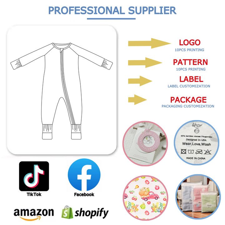 Halloween baby clothes summer romper bamboo jumpsuits girls wholesale bodysuit organic cotton set pajamas onesie boy bubble
