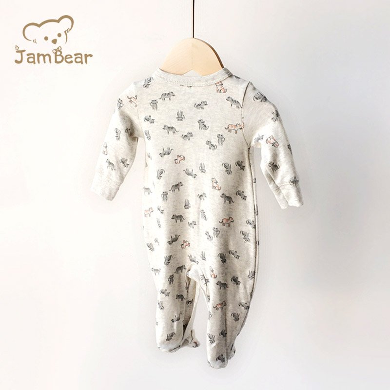 100% Organic Cotton Baby Romper Organic jumpsuits unisex Set Boy Girl Jumpsuit Infants Long Sleeve Romper baby clothes