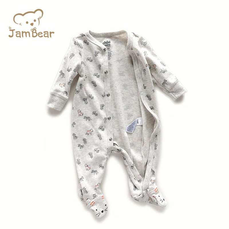 100% Organic Cotton Baby Romper Organic jumpsuits unisex Set Boy Girl Jumpsuit Infants Long Sleeve Romper baby clothes
