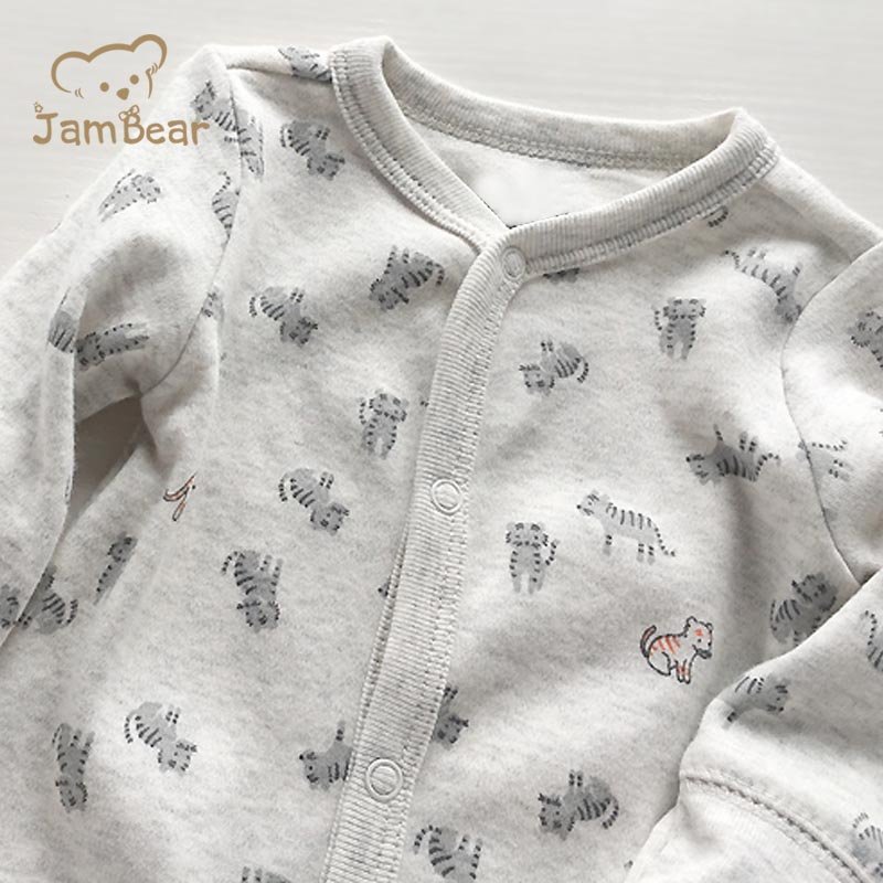 100% Organic Cotton Baby Romper Organic jumpsuits unisex Set Boy Girl Jumpsuit Infants Long Sleeve Romper baby clothes