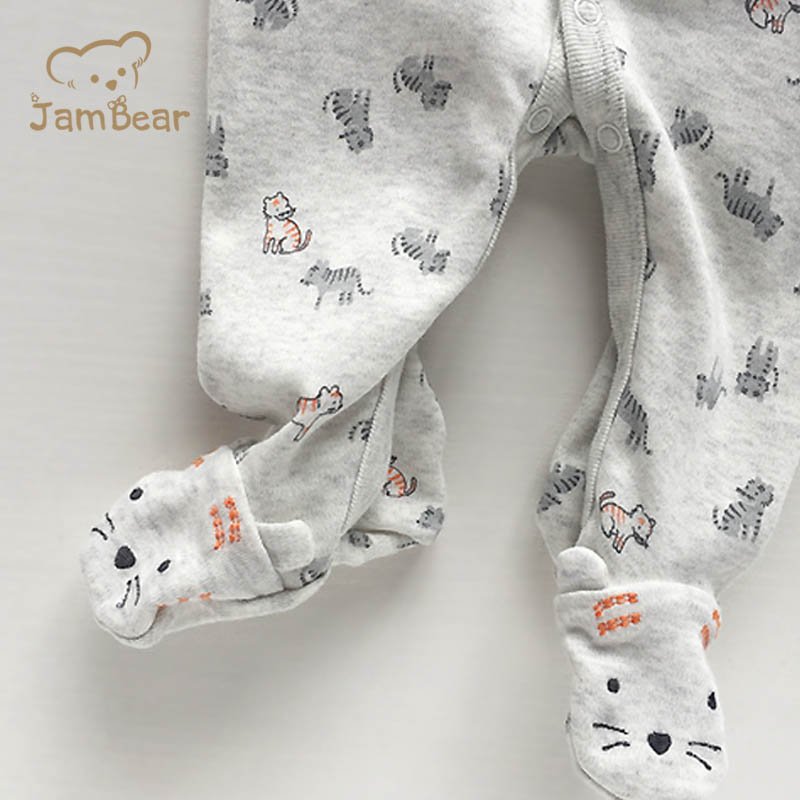 100% Organic Cotton Baby Romper Organic jumpsuits unisex Set Boy Girl Jumpsuit Infants Long Sleeve Romper baby clothes