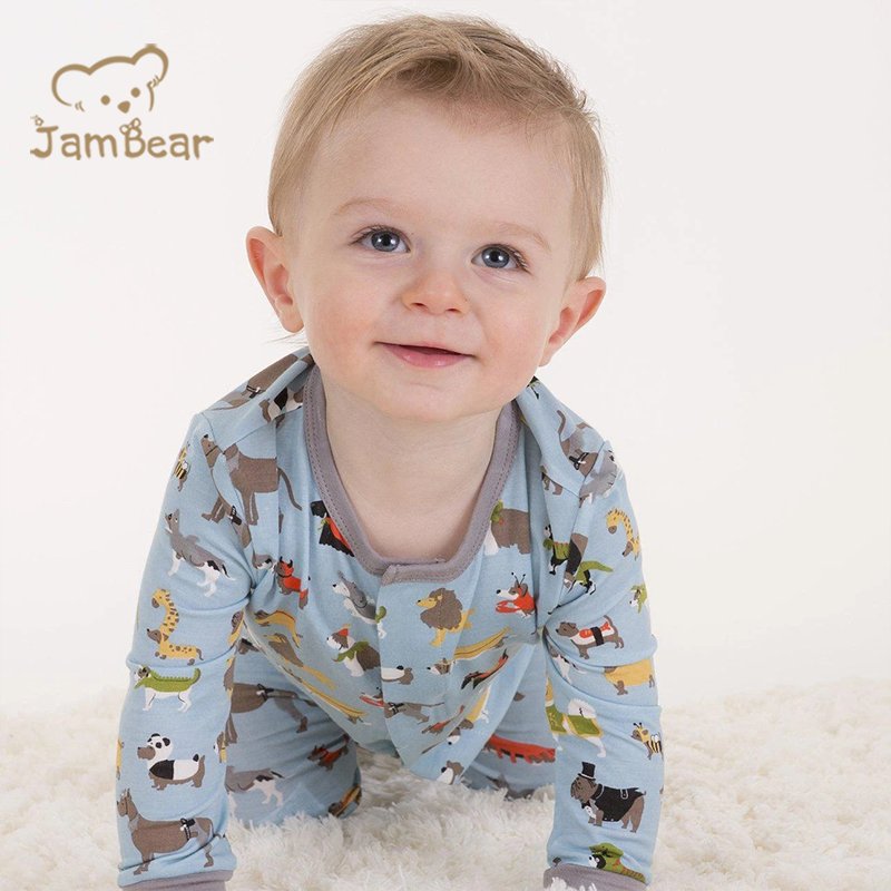 Bamboo baby romper Baby Magnetic Footie Romper magnet sustainable toddle footie magnetic infant zip sleepsuit zip up onesie