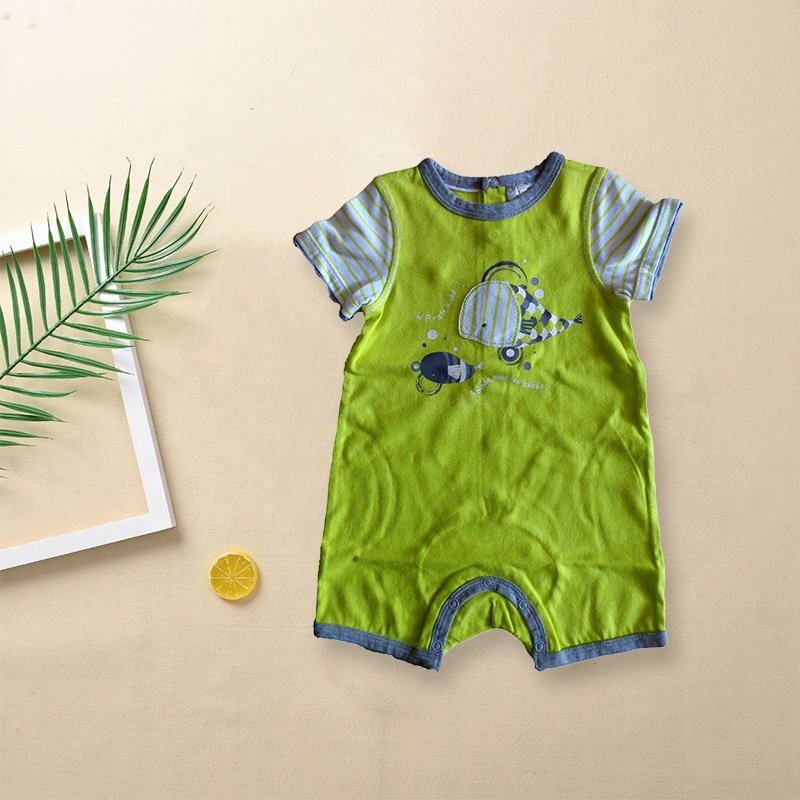 100% Ribbed Cotton Newborn Baby Adorable Solid Color Baby Clothes Organic Baby Romper Jumpsuit