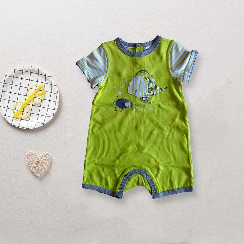 100% Ribbed Cotton Newborn Baby Adorable Solid Color Baby Clothes Organic Baby Romper Jumpsuit