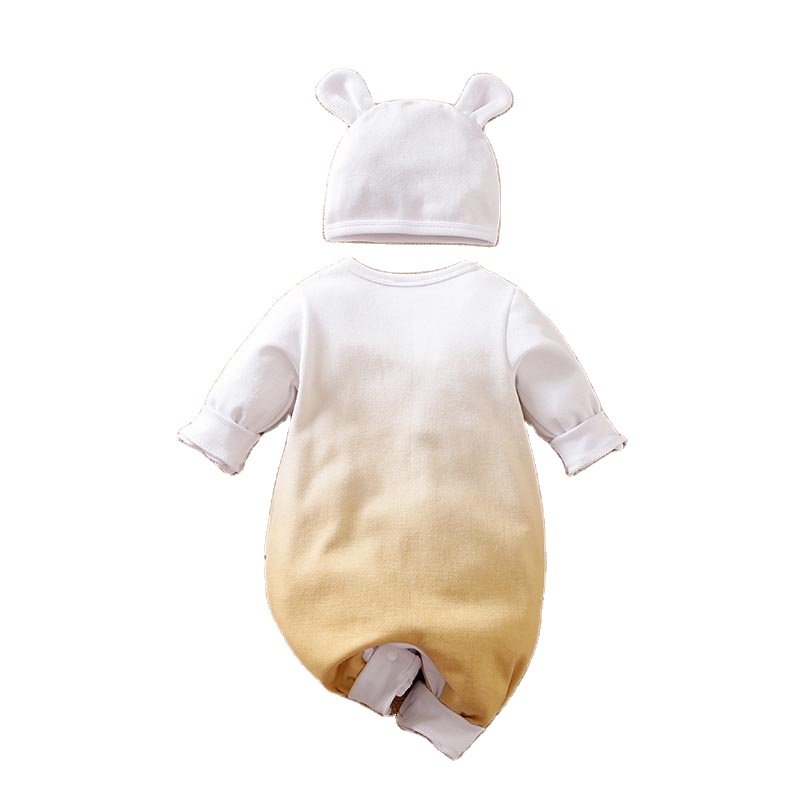 Wholesale newborn Baby Romper long sleeve romper+hat baby cute fashion clothes