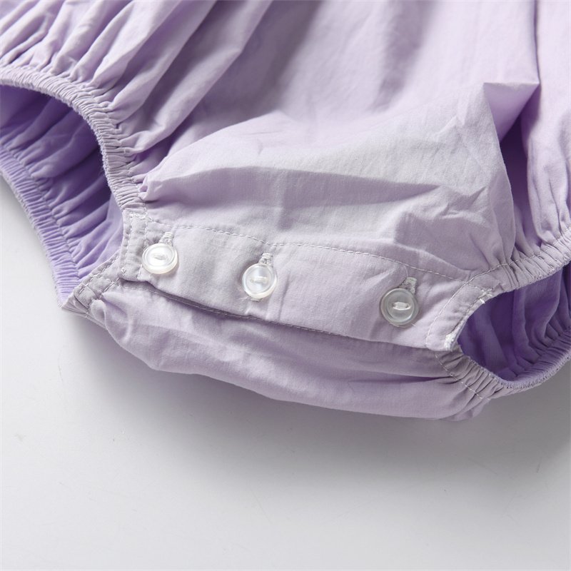 2024 Custom Vintage Baby Girls Spanish Clothes Toddler Hand Made Smocking Jumpsuit Embroidered Rabbit Bubbles Cotton Romper