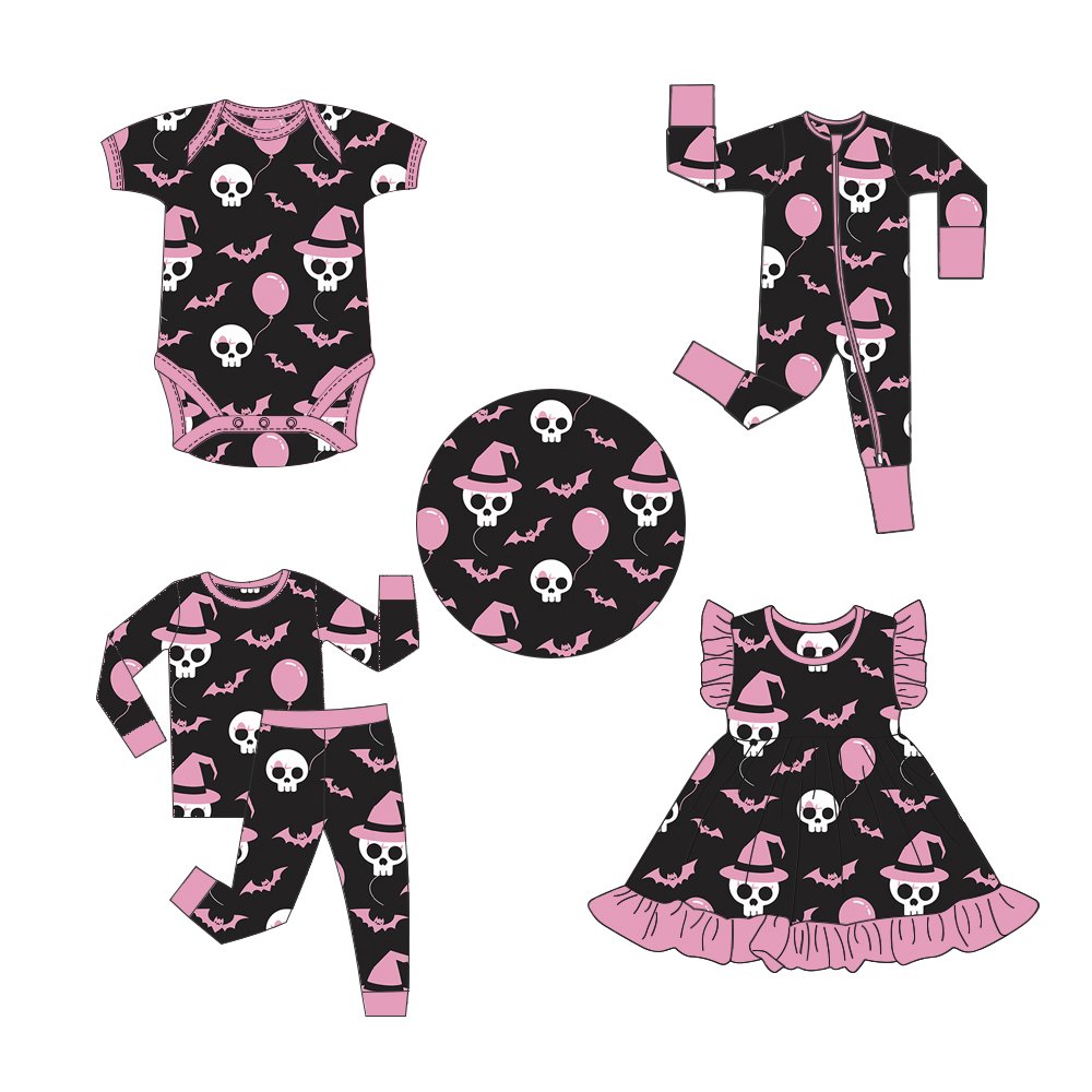 Custom Halloween Print Baby Clothes Baby Pajamas Newborn Bodysuit Infant Onesie Baby Rompers