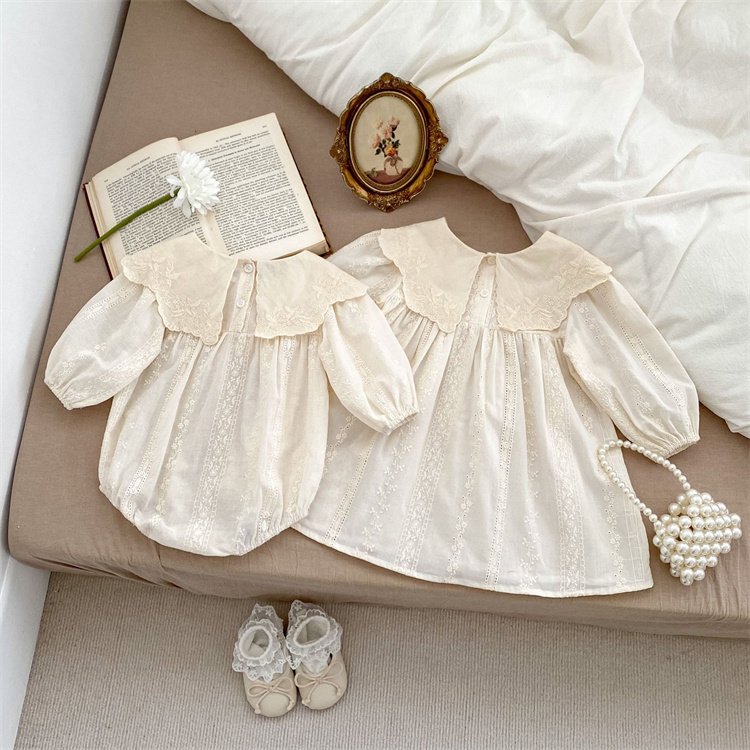 Wholesale Female Baby Clothes Fall Clothing Infant Long-sleeved Pajamas Cute Baby Romper