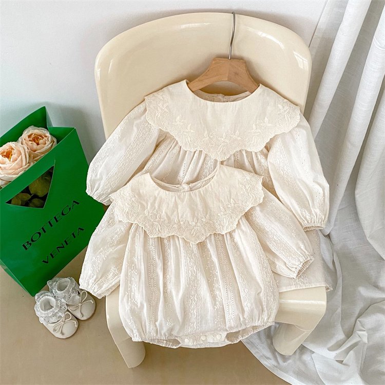 Wholesale Female Baby Clothes Fall Clothing Infant Long-sleeved Pajamas Cute Baby Romper