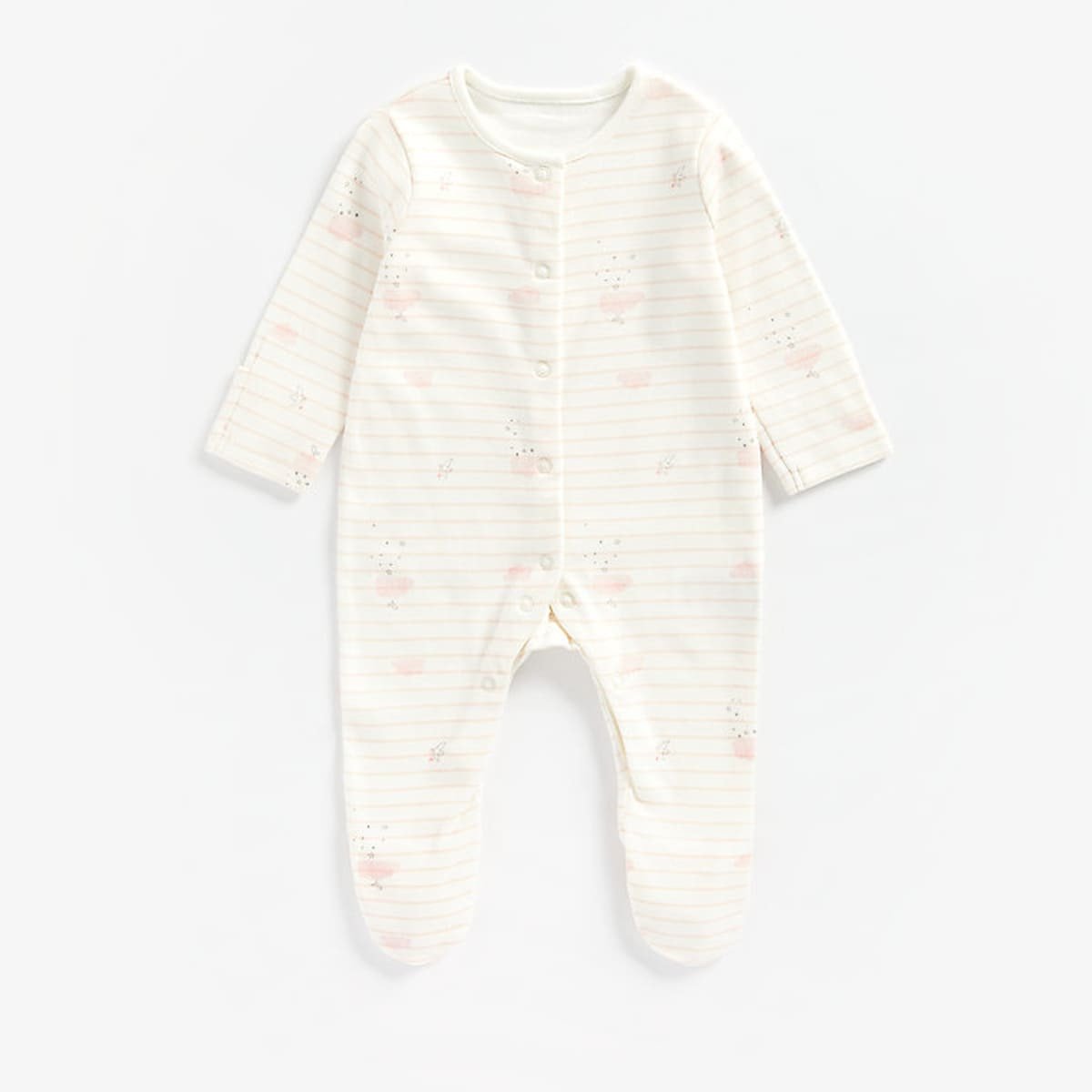 Long Sleeve Baby Rompers Newborn 100% Cotton Baby Clothes Romper With Button