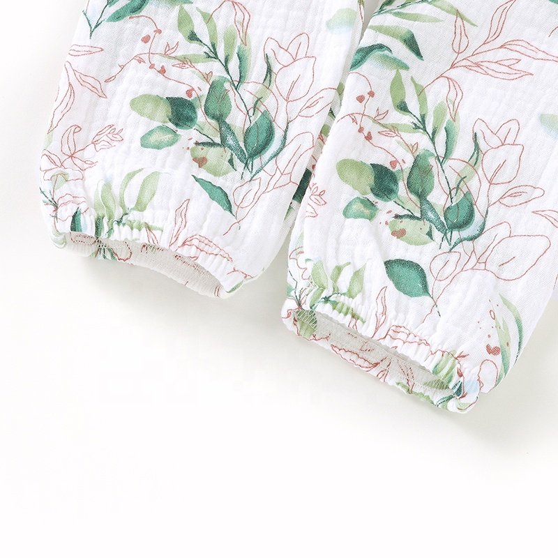 Wholesale Organic Cotton Fashion Summer Sleeveless Baby Overall Baby Romper