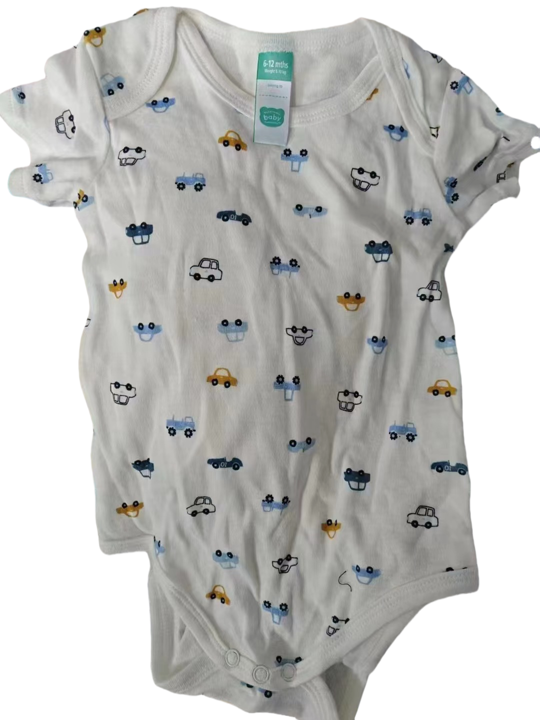 Wholesale Kids Infant Clothing New Born Romper Summer Baby Rompers Short Sleeve Cartoon Organic Cotton baby rompers
