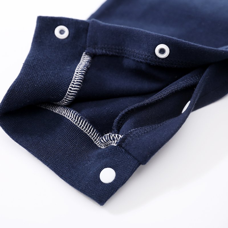 YiErYing Newborn Clothing Baby Fashion 100% Cotton Baby Boy Romper Beard print & Bow tie Infant Jumpsuit