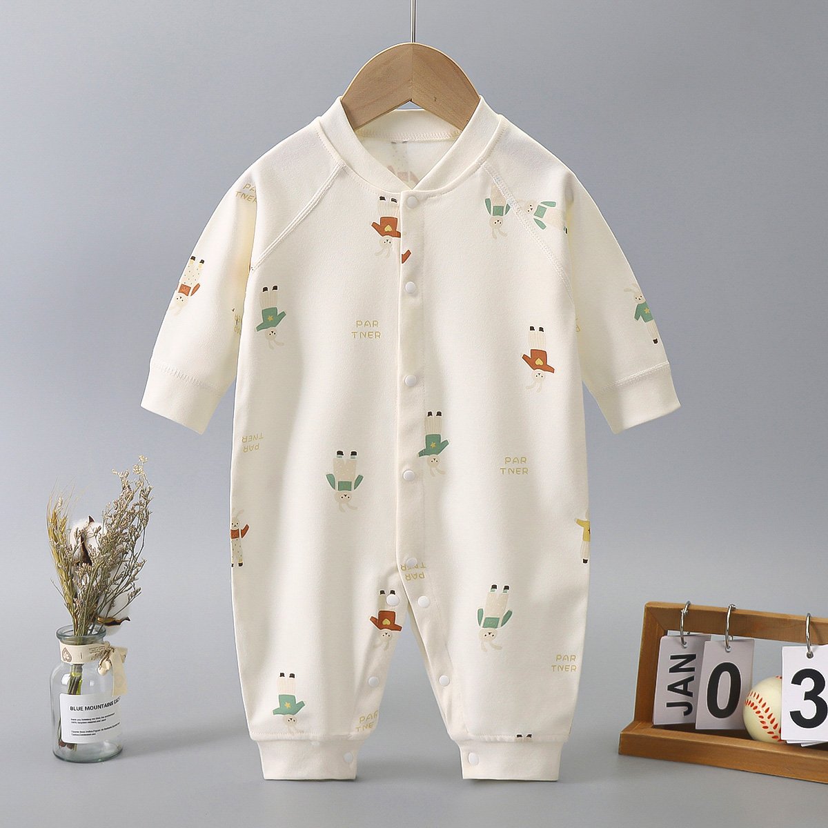 New Children's Home Service Long-sleeved Set Boys Clothing Sets Baby Cotton spring and autumn Pajamas