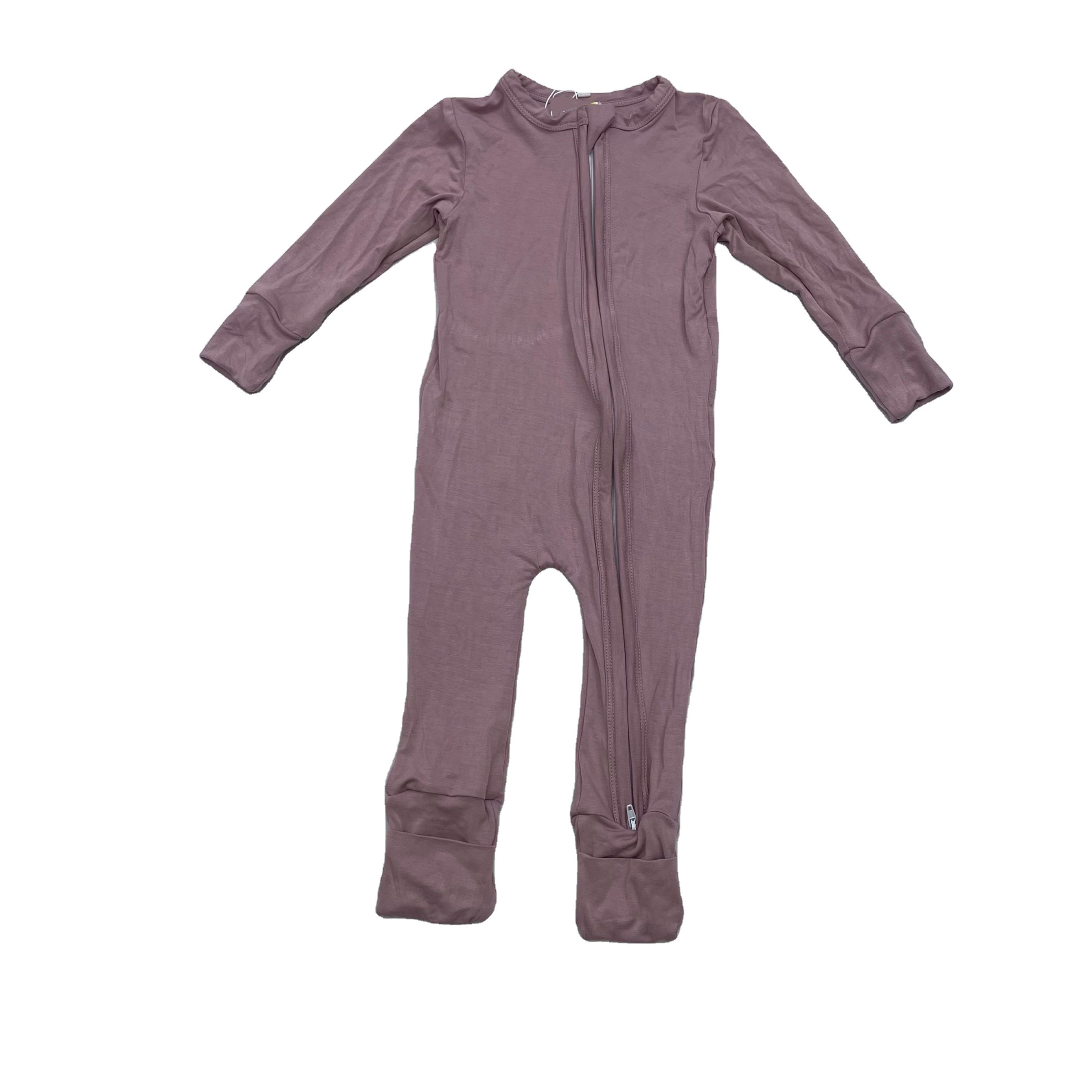 Qingli Oem Organic Long Sleeve Baby Zipper Romper Custom Baby Romper With Feet Zipper Pajamas Romper