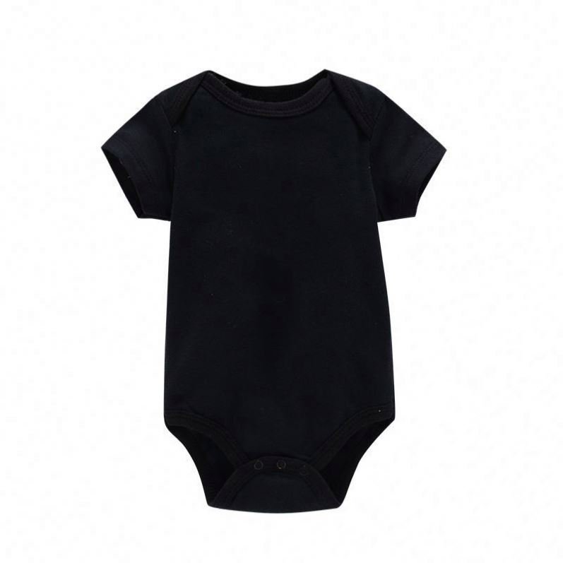 China Custom Clothing Manufacturers Wholesale Newborn Products Onesies 100% Cotton Blank Baby Rompers