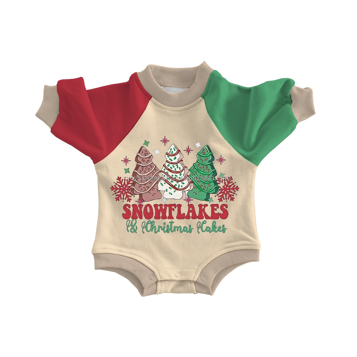 Hot Selling Baby Kids Santa Design Sweater Rompers French Terry Fabric Custom Toddler boys Christmas Jumpers