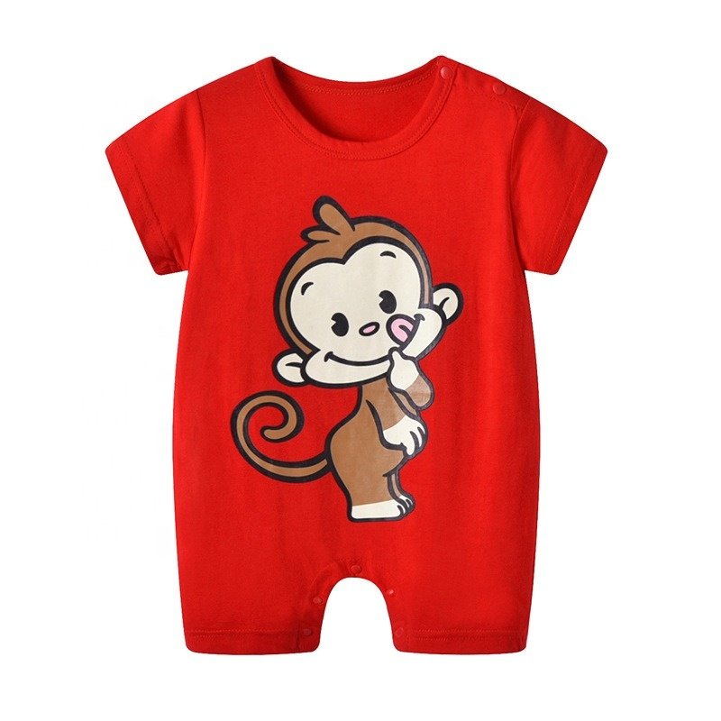 Wholesale streetwear clothing infant snowsuit Christmas custom short sleeve baby layette newborn toddler casual warm rompers