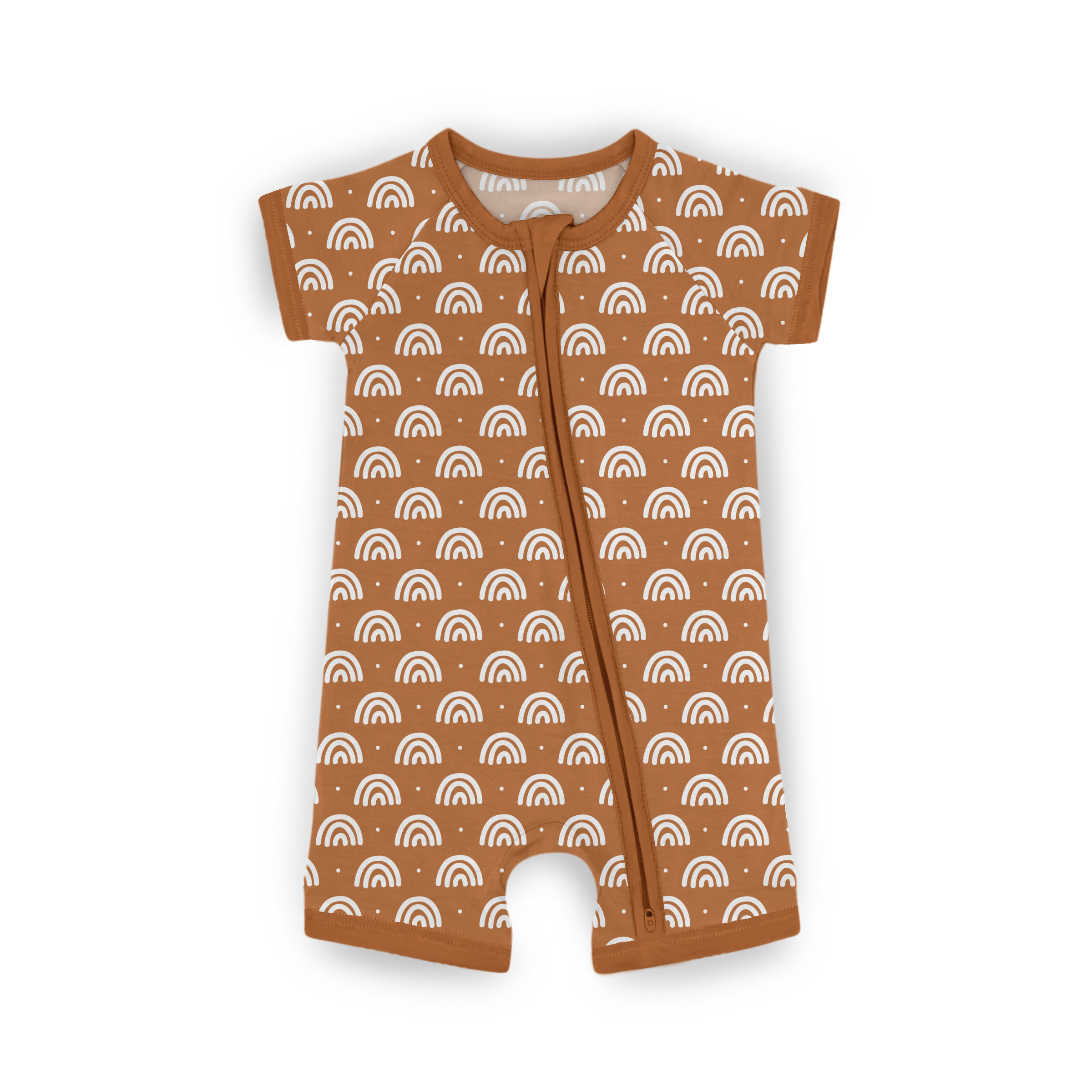 Wholesale Baby Onesies Customized Printed Zipper Baby Bamboo Romper High Quality Bamboo Baby Pajamas