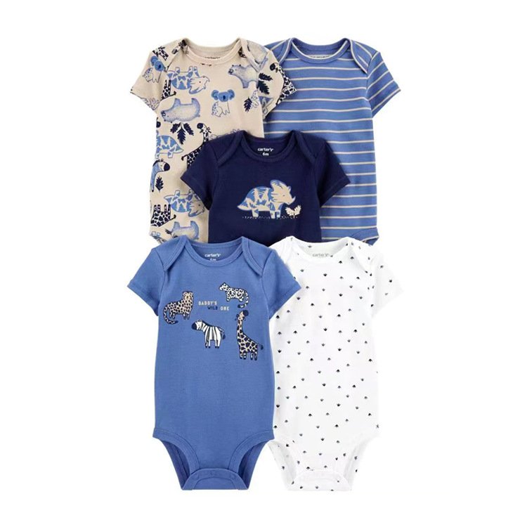Factory Supply Organic Cotton Baby Rompers Wholesale Baby Clothes