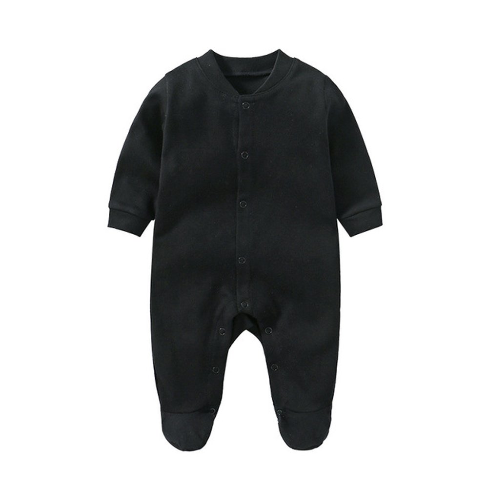 Custom organic baby onesie clothes toddler clothing plain rompers soft baby 100% cotton Round Neck pajamas