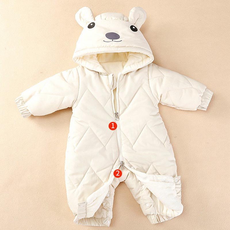 New autumn and winter baby jumpsuit newborn boneless baby romper warm clothes 0-2 years old jumpsuit baby romper