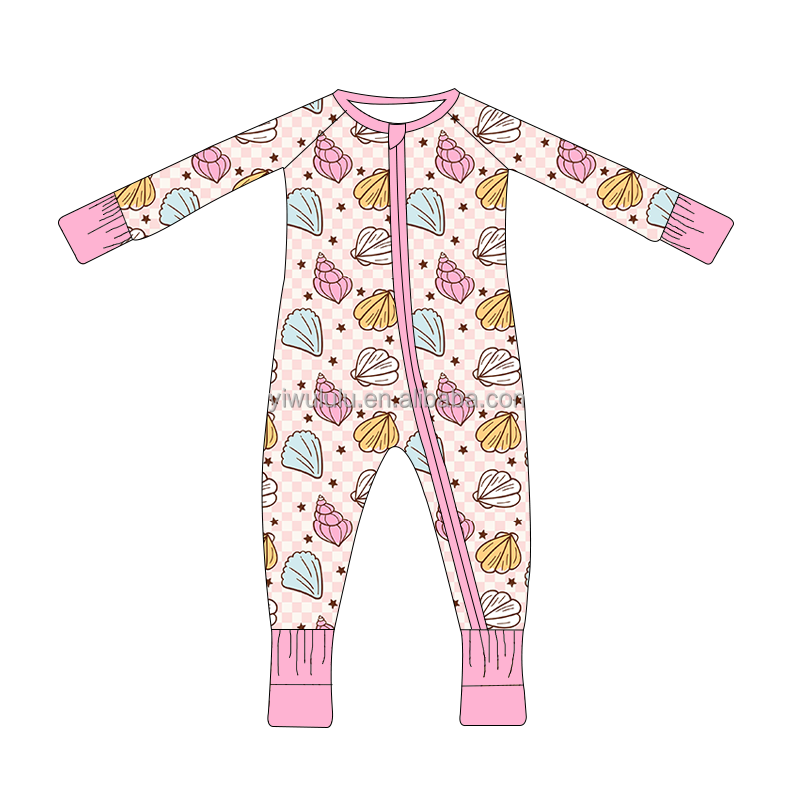 Baby Clothes Custom Bamboo Knitted Newborn Baby Customized Printing Romper Infant &Toddlers Jumpsuit Babies cute Clothes