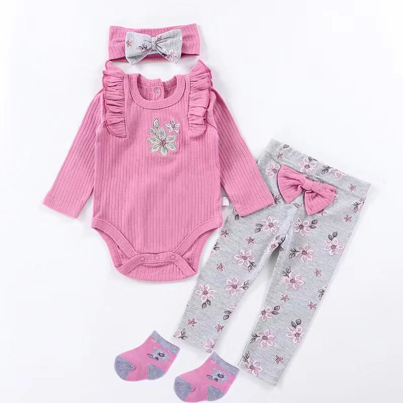 Baby Pajama sets Baby Rompers Newborn&Infants Cute Summer Cotton Snap Button Closed Baby Clothing sets